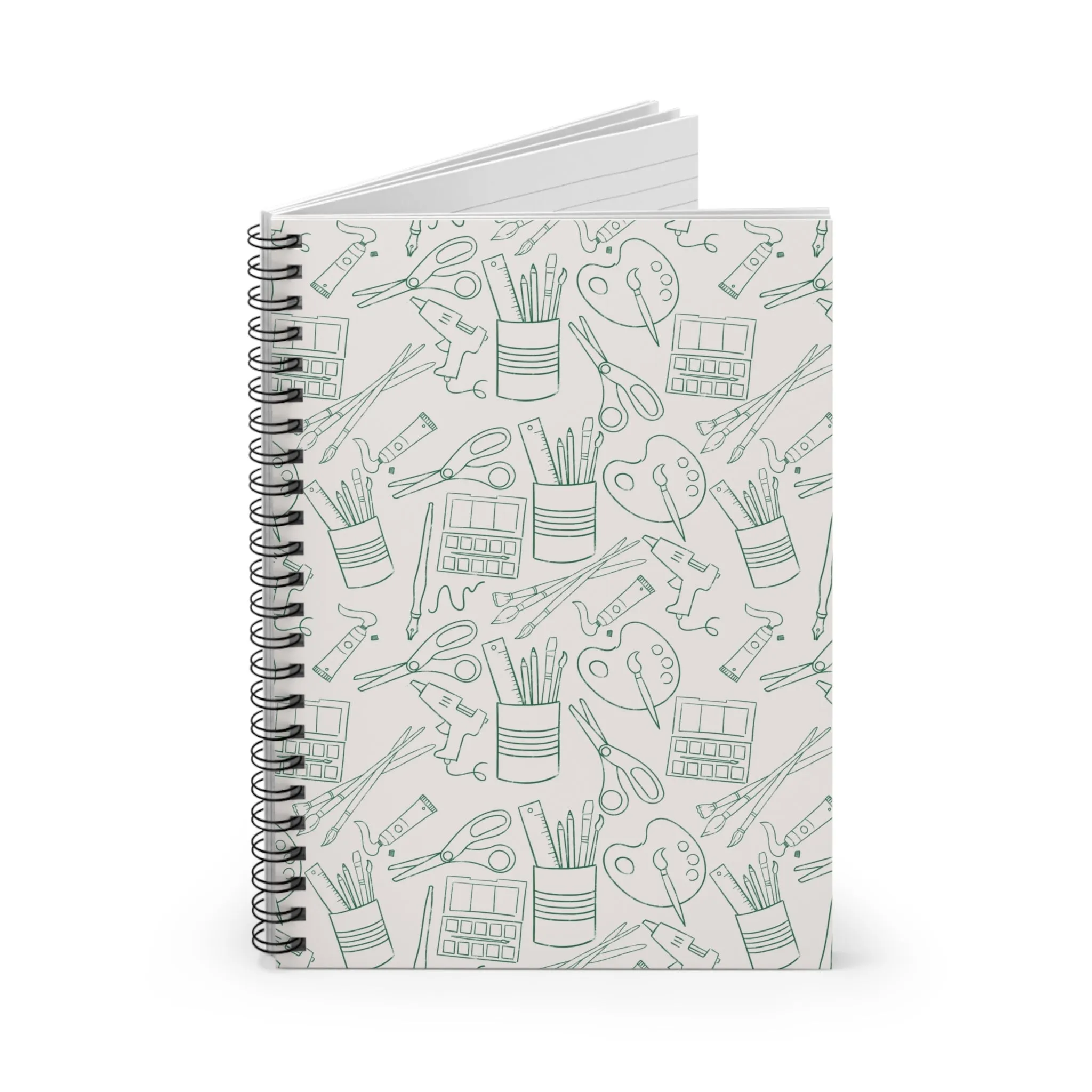 “Crafty Things” Spiral Notebook - Ruled Line - by Christy Beasley
