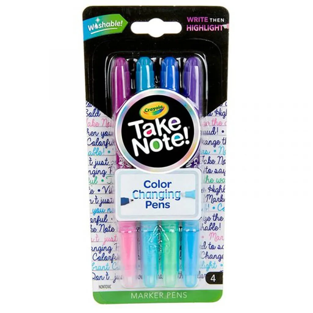 Crayola Color Changing Highlighter Pens 4ct