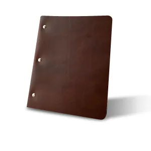 Custom Slim Cut - Refillable Leather Binder