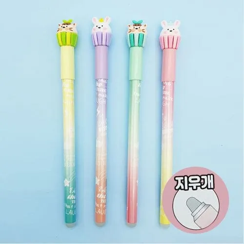 Cute Animal Surprise Erasable Pens