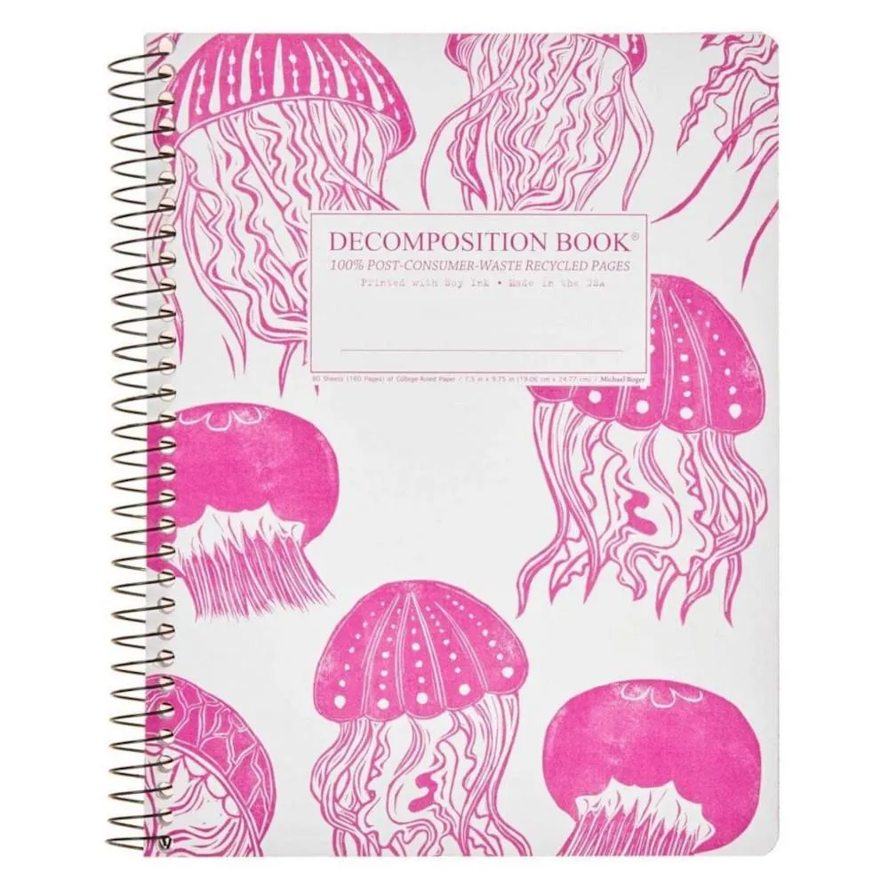 Decomposition Notebook, Coilbound - Jellyfish