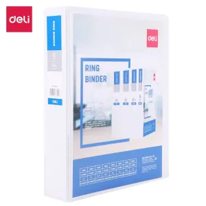 Deli PP 1.5IN 2 D-Ring View Binder A4