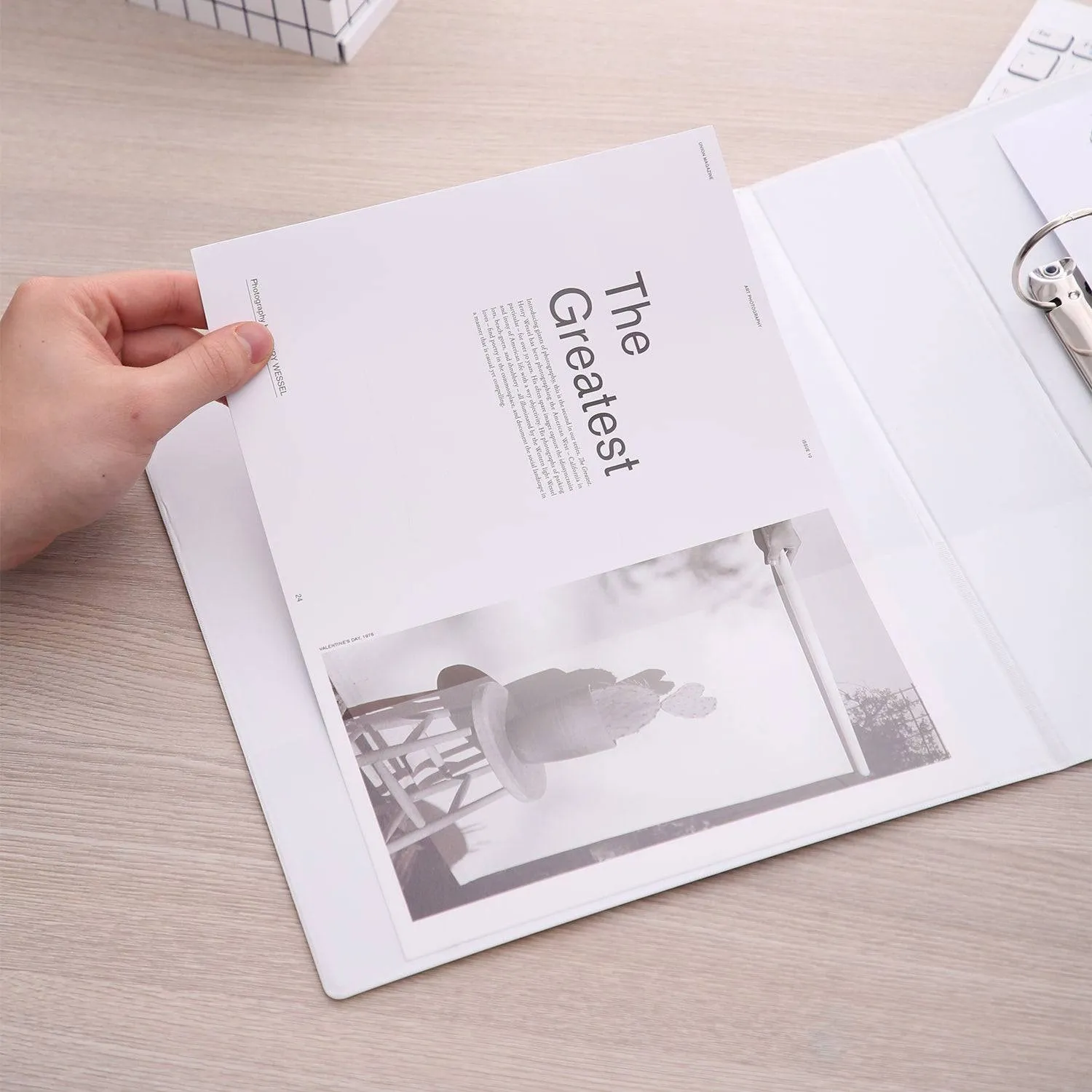 Deli PP 1.5IN 2 D-Ring View Binder A4