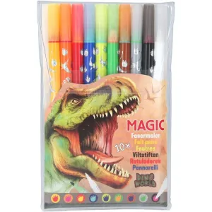 Dino World Double-Ended Magic Marker Pen Set
