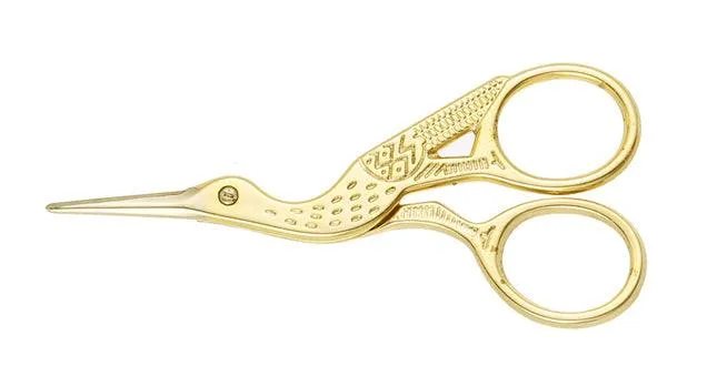 Embroidery Stork Scissors - 9cm/3.5in