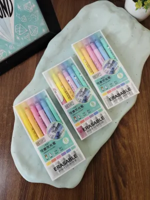 Erasable highlighter (6 highlighters)