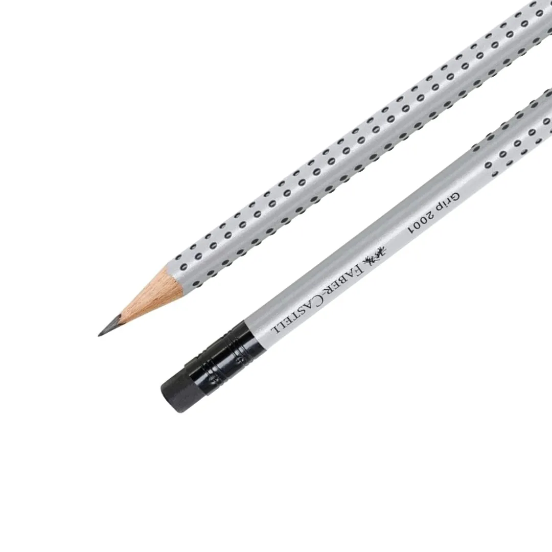 Faber-Castell Grip 2001 Pencil with Eraser Tip
