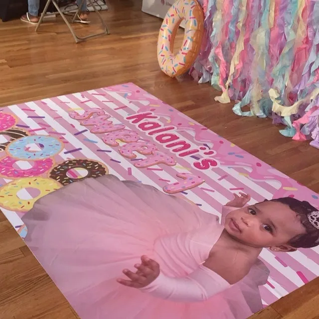 Floor Decal sticker, Removable sticker, Removable vinyl sticker, Floor Sticker, Sweet 1 decal, Birthday step and Repeat, Do not grow up