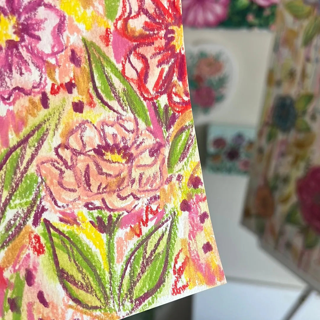 Floral Original Painted Watercolor Paper #20