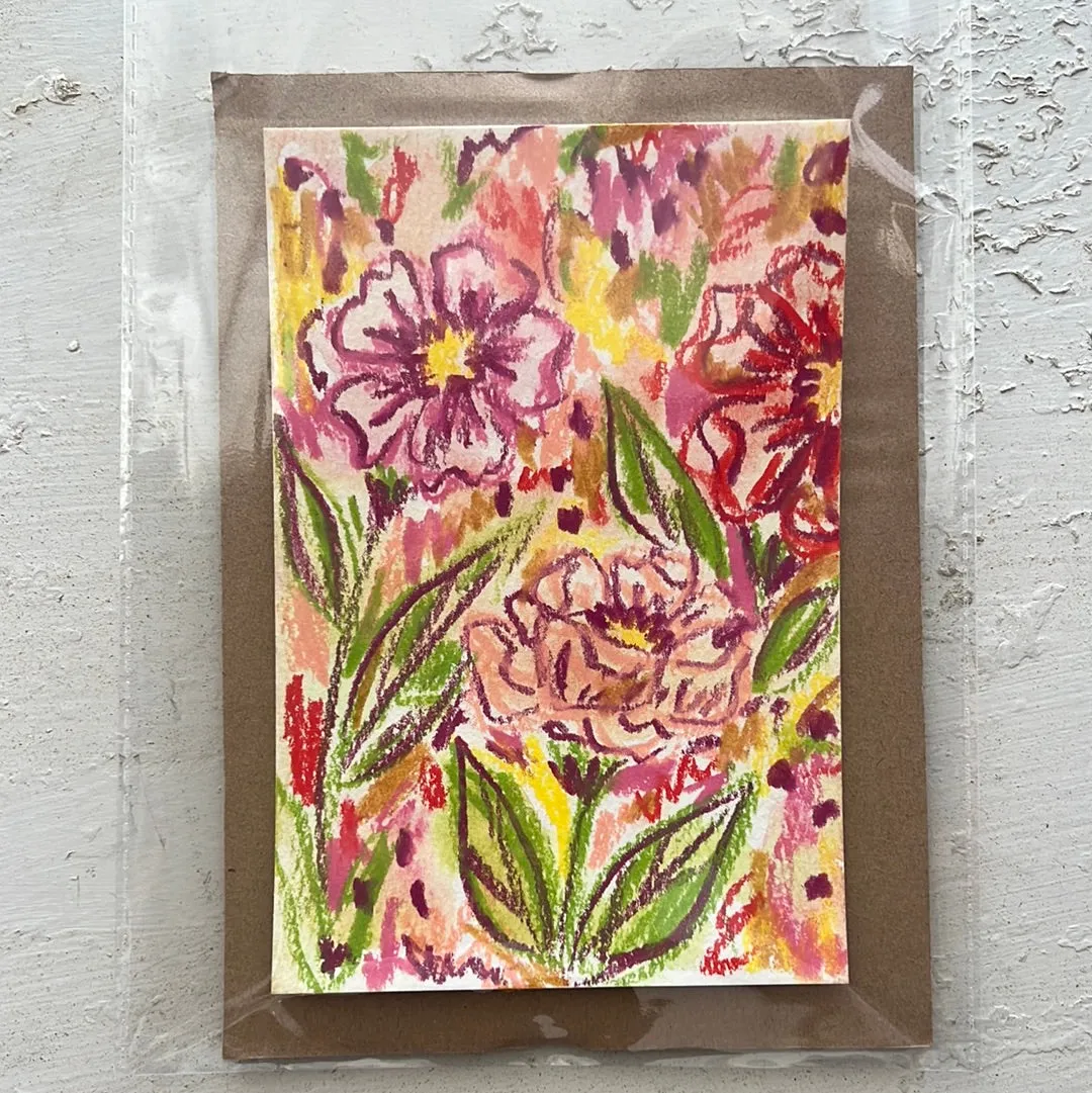 Floral Original Painted Watercolor Paper #20