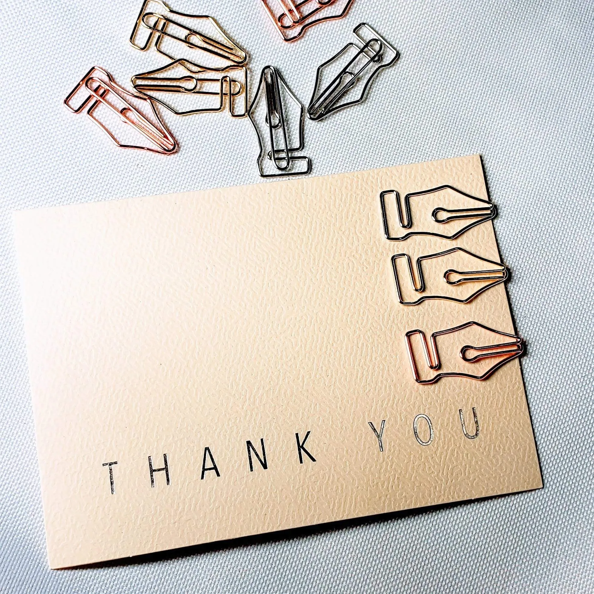 Fountain Pen Nib Paper Clip GOLD Nib Paper Clip - Super cute & very strong!