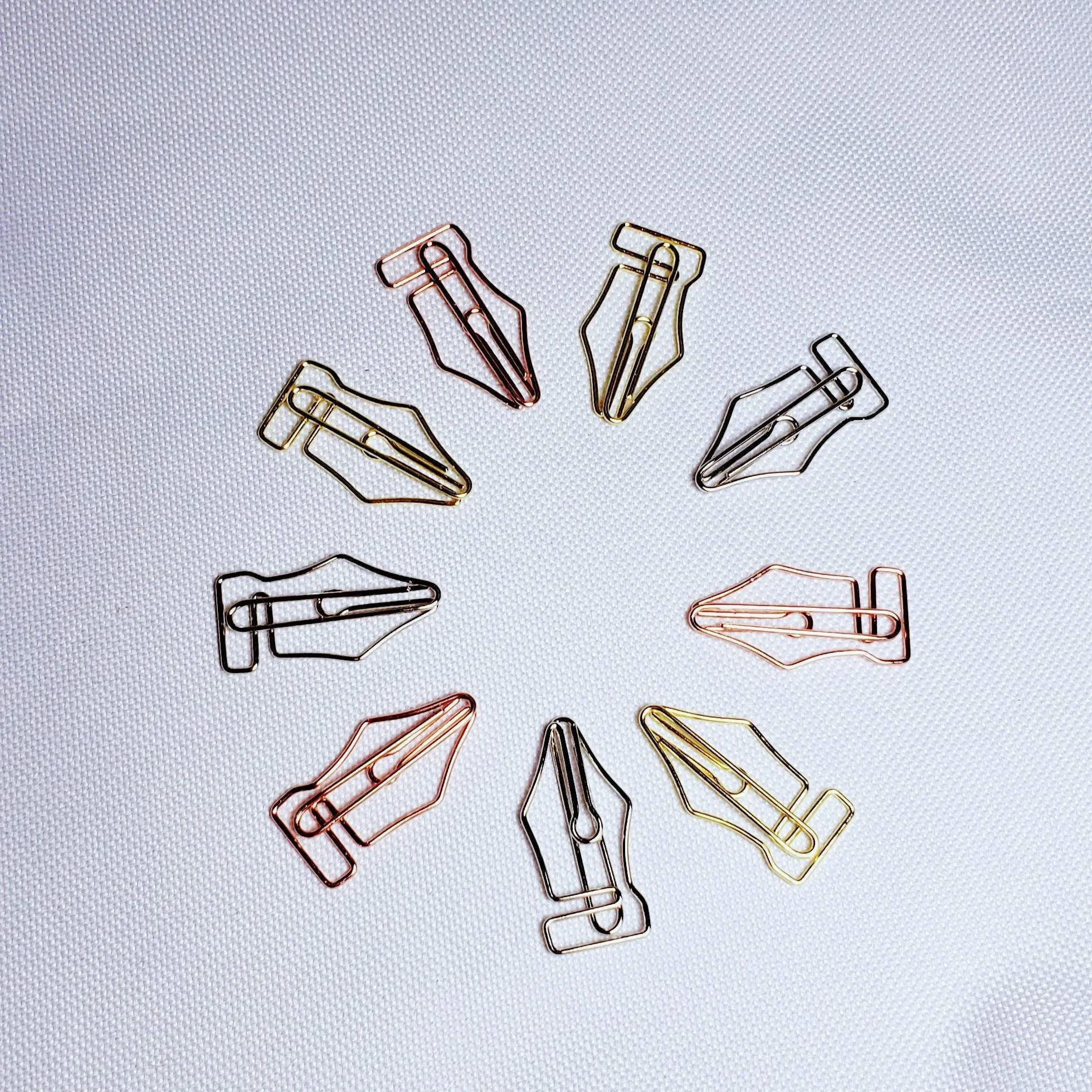 Fountain Pen Nib Paper Clip SILVER Nib Paper Clip