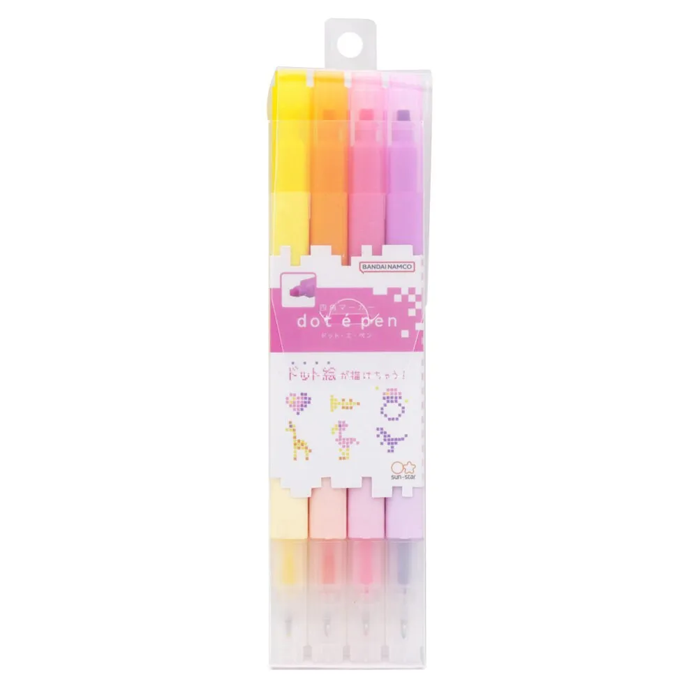GRAY SINGLE SUNSTAR Dot E Dual-Sided Marker Square Highlighter Marker Square Checkbox Marker Checklist Marker Highlighter | S4541790