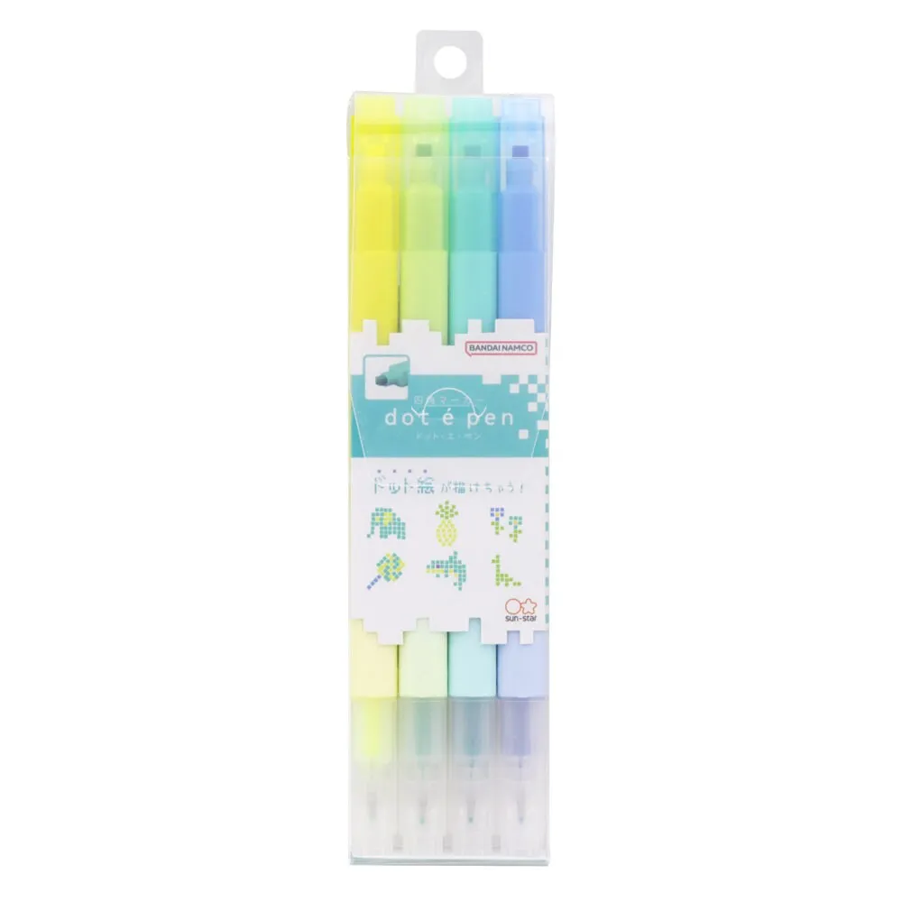 GRAY SINGLE SUNSTAR Dot E Dual-Sided Marker Square Highlighter Marker Square Checkbox Marker Checklist Marker Highlighter | S4541790