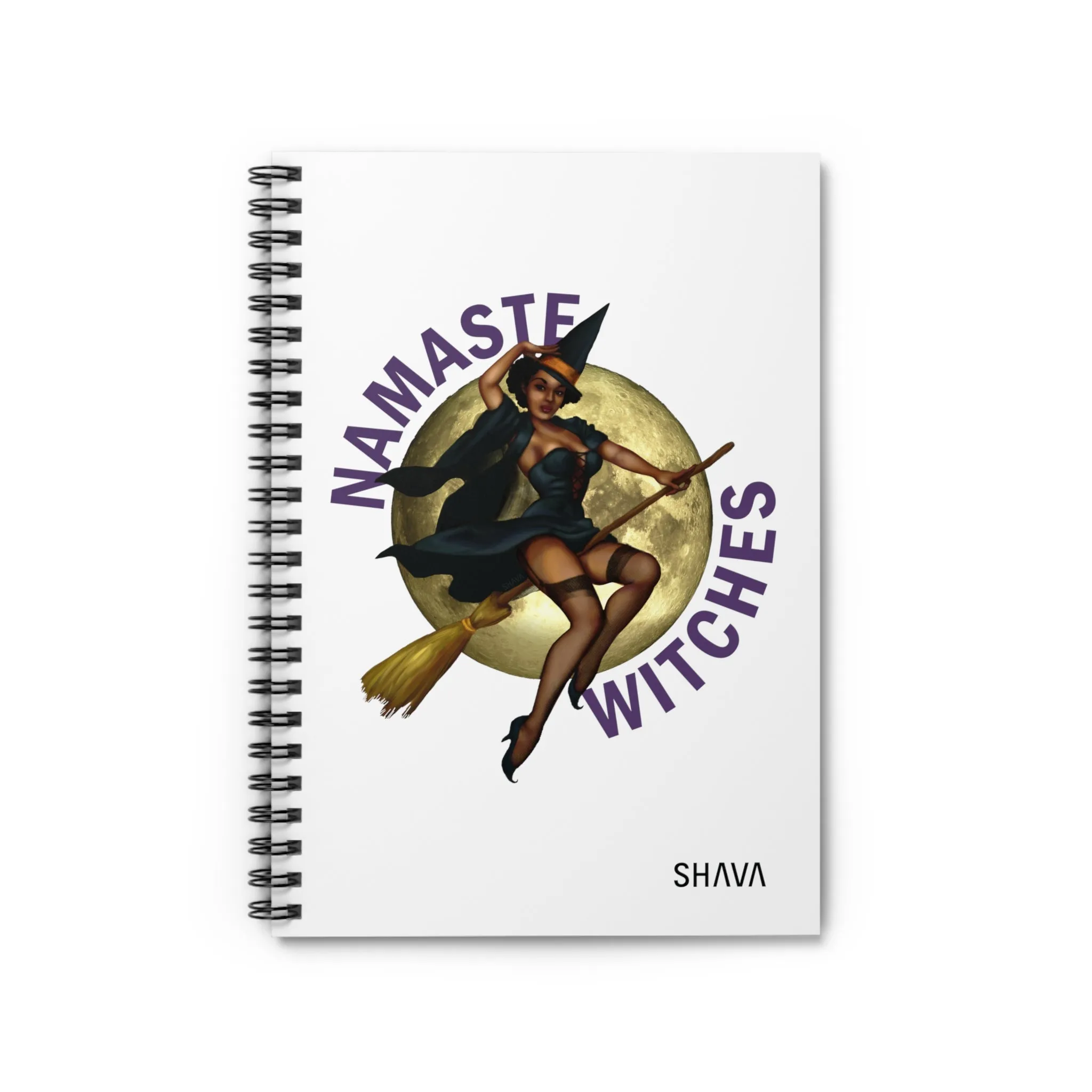 Halloween/ Spiral Notebook - Ruled Line/ Namaste Witches