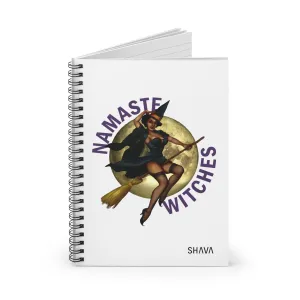 Halloween/ Spiral Notebook - Ruled Line/ Namaste Witches