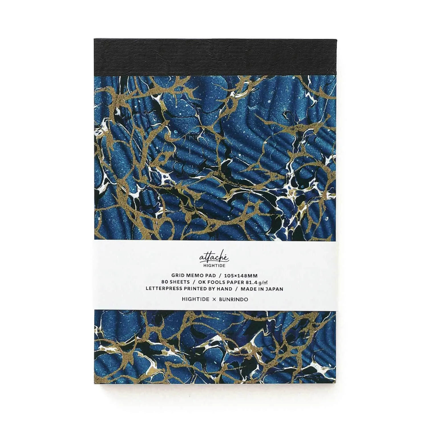 Hightide Attache Letterpress Printed Memo Pad A6 [81.4gsm]