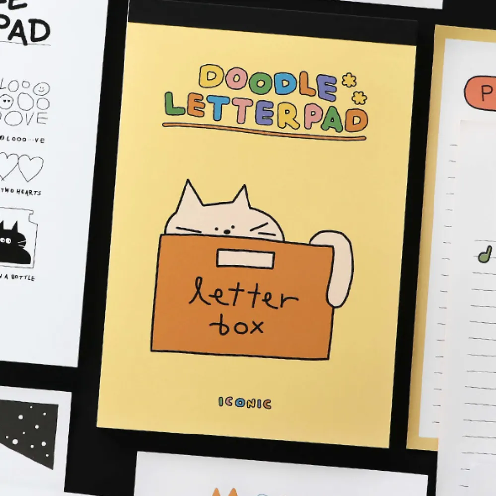 Iconic Doodle Letter Pad