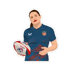 Ilona Maher USA Rugby Sticker