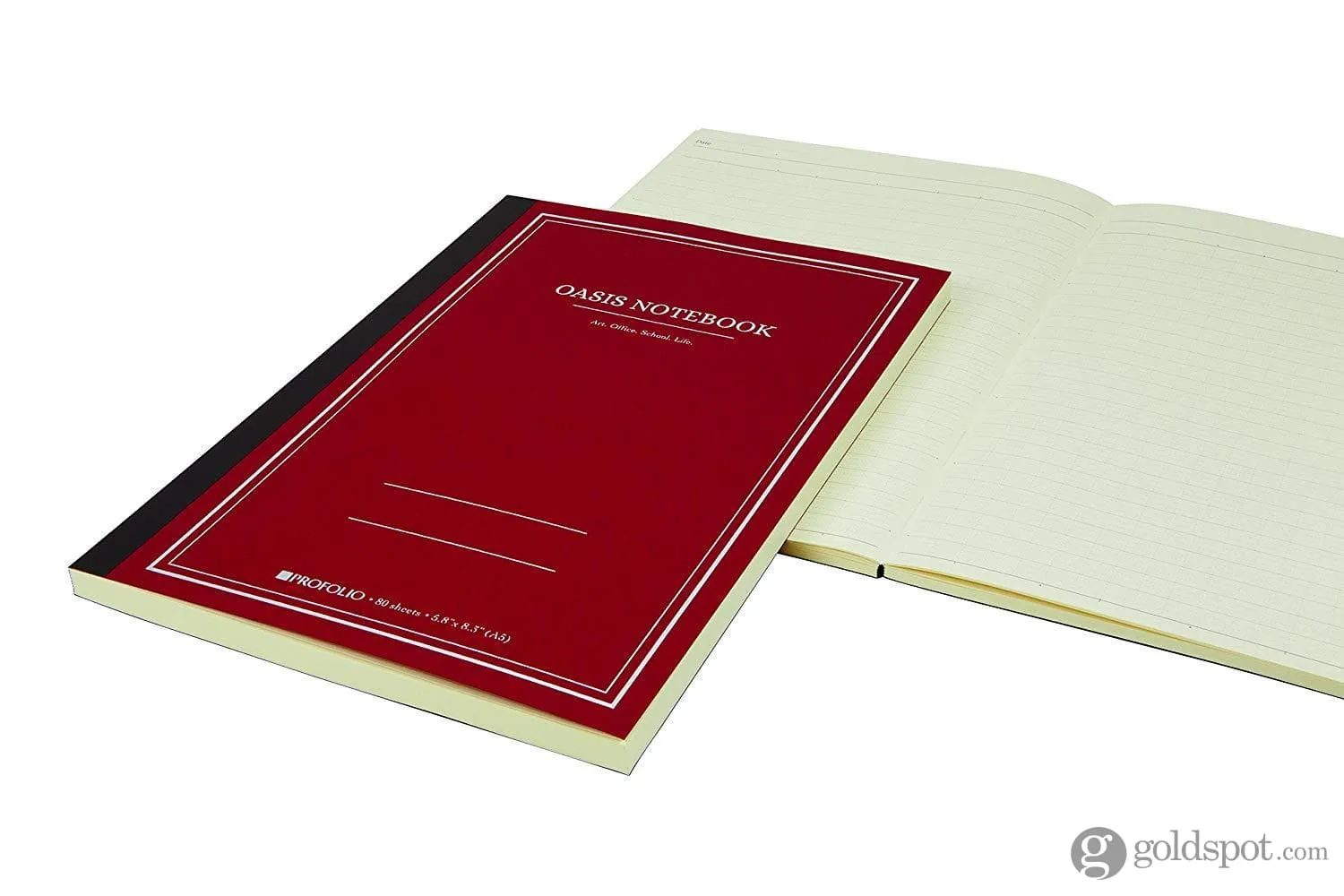 Itoya Profolio Oasis Lined Notebook in Brick - A6