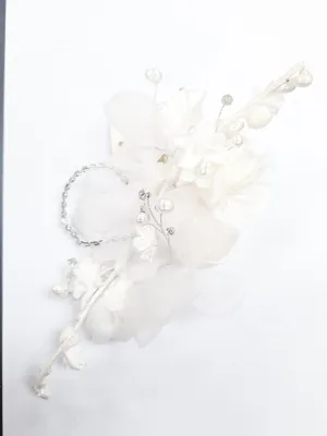 Ivory Flower Bridal Hair Piece