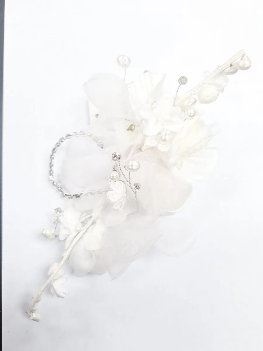 Ivory Flower Bridal Hair Piece