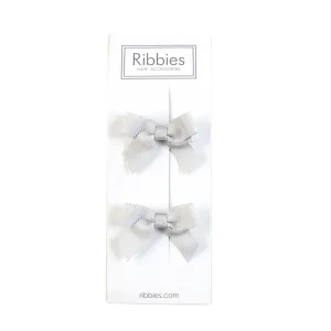 Lauren Bow Grey Pair - CLEARANCE