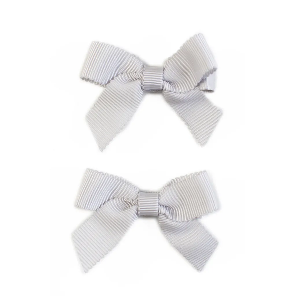 Lauren Bow Grey Pair - CLEARANCE