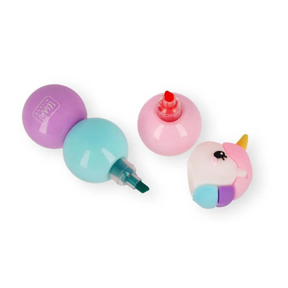 Legami 3-In-1 Highlighter - Unicorn