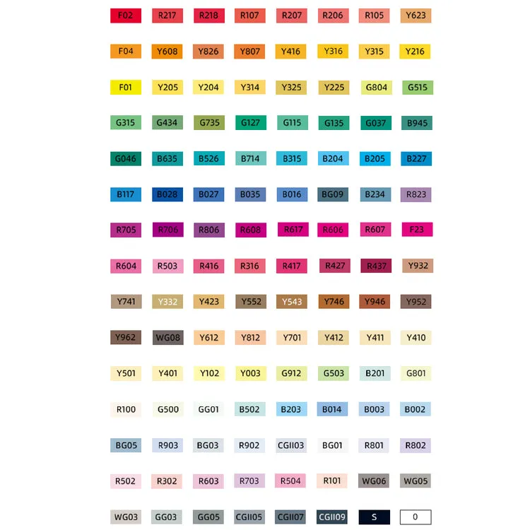Let's Paint! Oil-based Dual Tip Marker 120 Colours