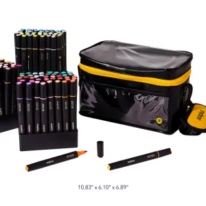 Let's Paint! Oil-based Dual Tip Marker 120 Colours