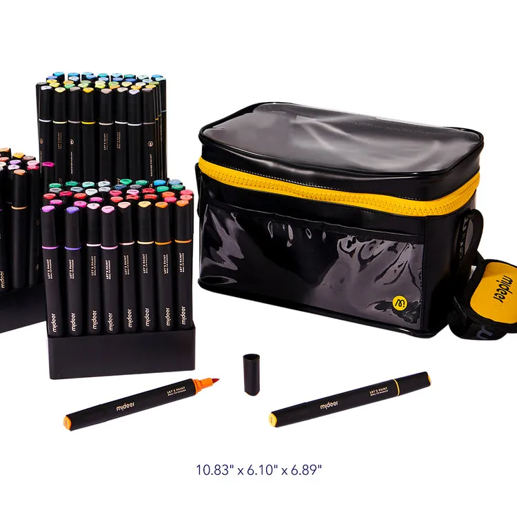 Let's Paint! Oil-based Dual Tip Marker 120 Colours