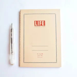 L!FE B6 Vermillion Notebook