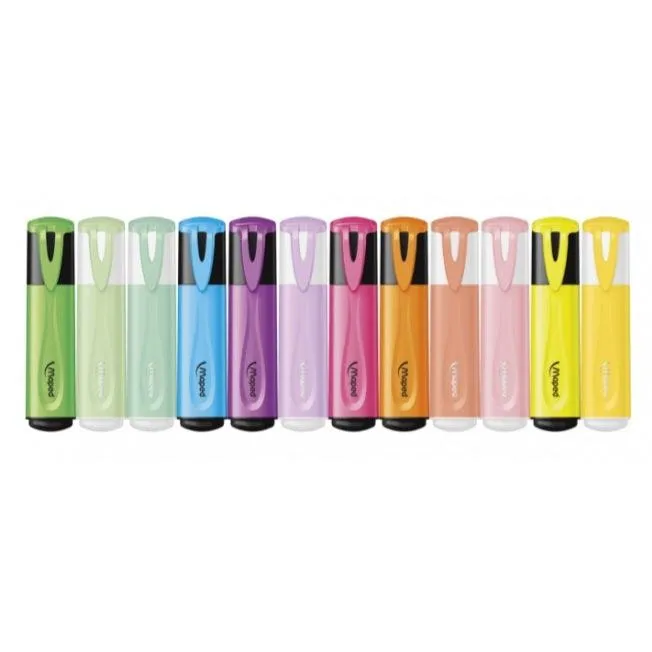 Maped Highlighter Assorted Colors - 12 Pcs.