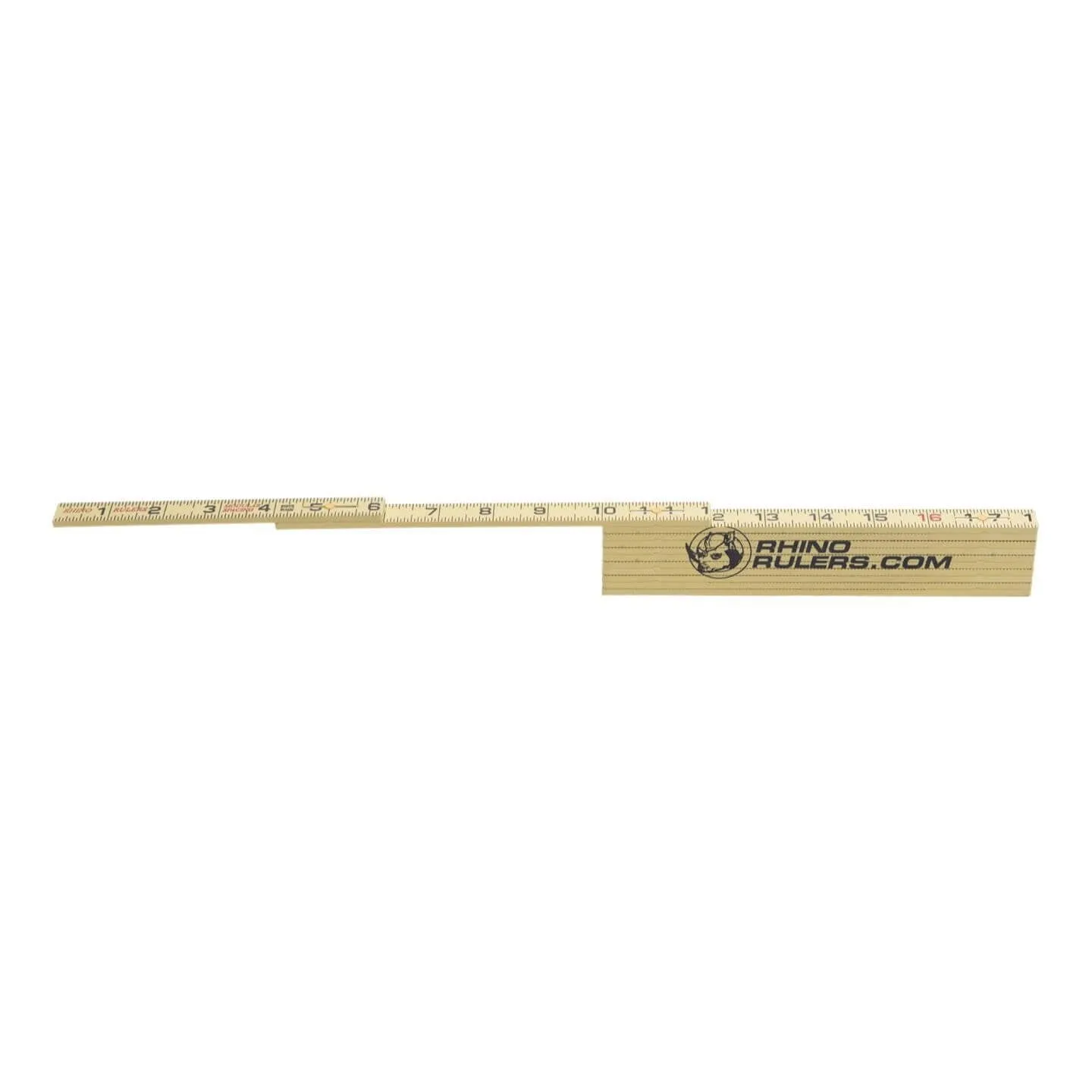Marshalltown 16648 6' Folding Rule - Mason's Brick Spacing - Rhino Rulers
