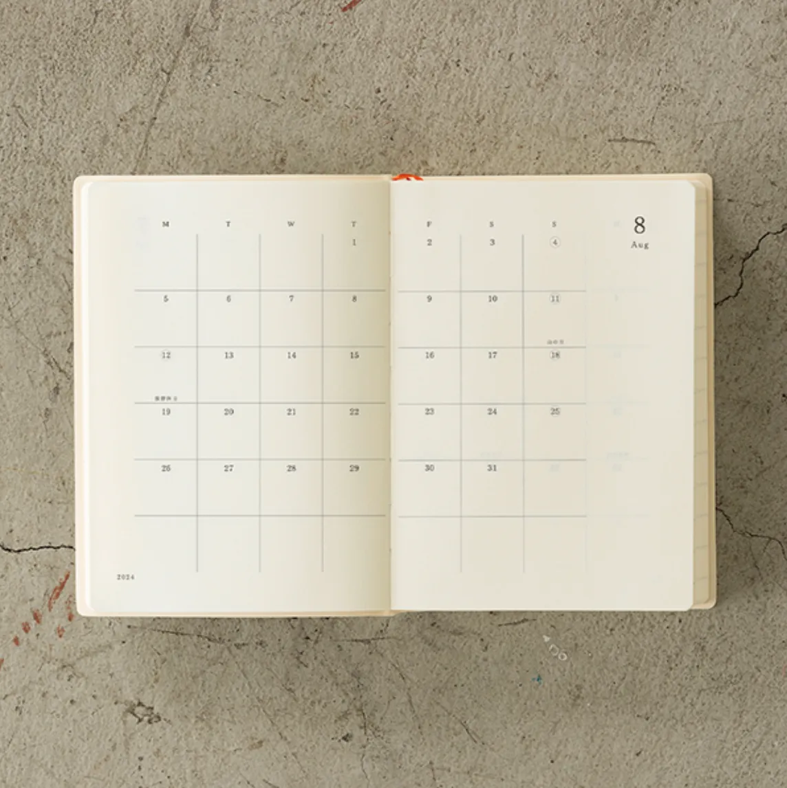MD Notebook 1 Page Per Day Planner / Diary 2024 : A5 and A6 Size