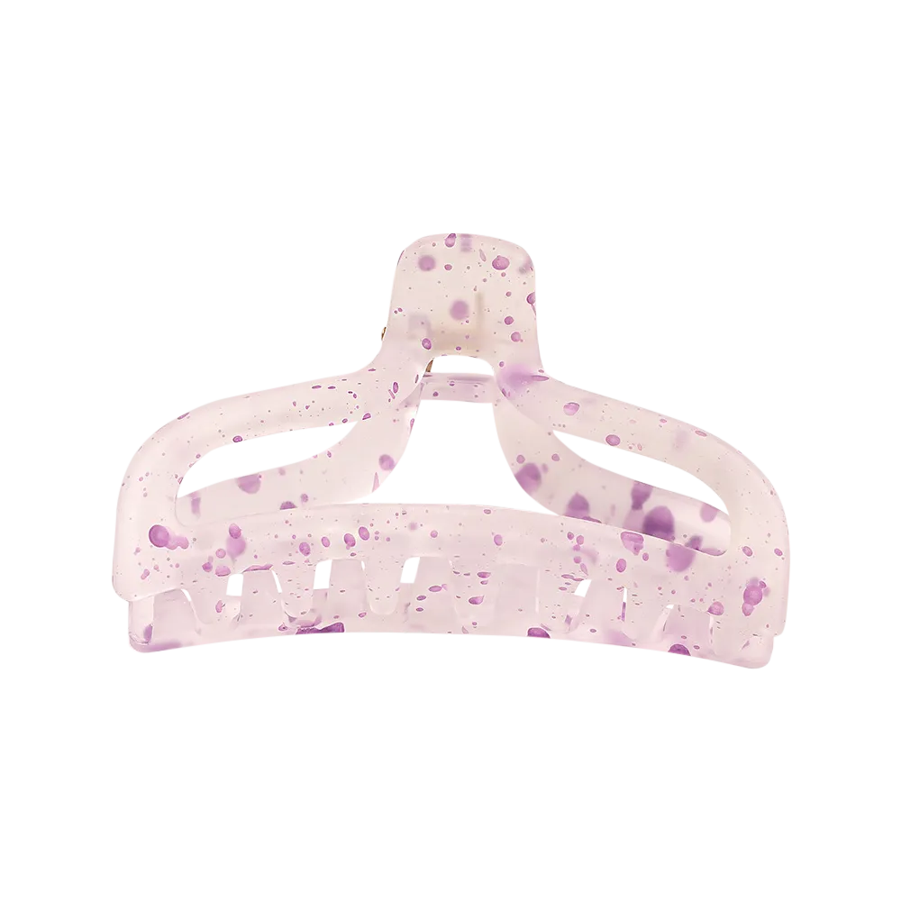 Medium Watercolor Curved Claw Clip (3 colors)