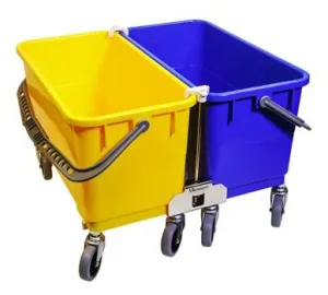 MicroNova BB-TR-DBREYE Triple BucketBinder&trade; Bucket System, Dark Blue/Red/Yellow