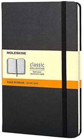 Moleskine Ruled Notebook Hard Cover A5 Black
