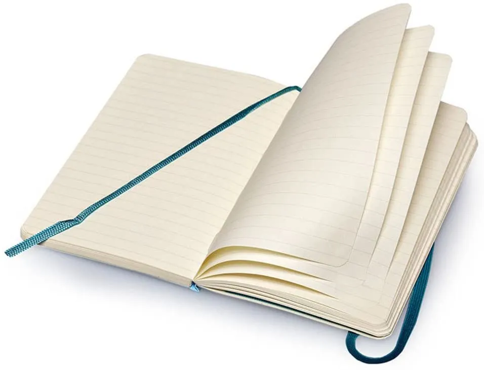 Moleskine Ruled Soft Cover Notebook Pocket Size Underwater Blue