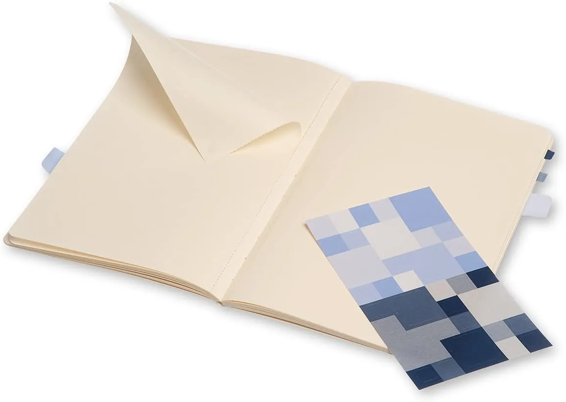 Moleskine Volant Plain Large Notebook Set of 2 Royal Blue