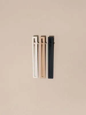 NAT   NOOR - Yarrow Hair Clips In Cacao