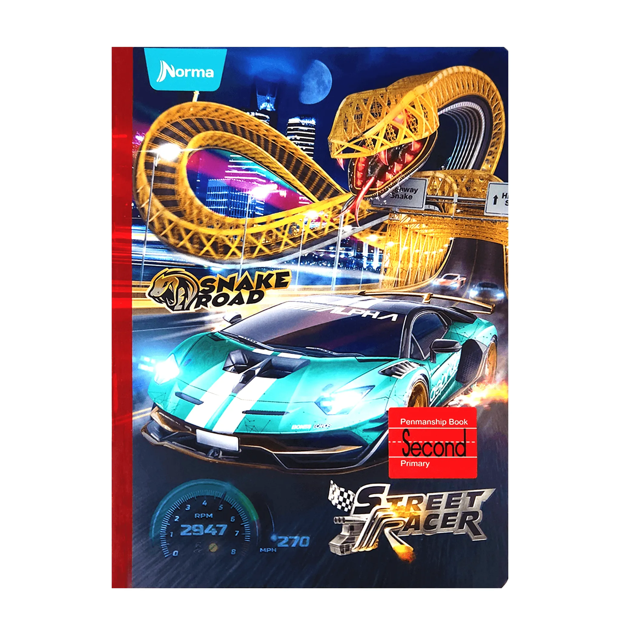 Norma Street Racer Calligraphy Notebook - Second