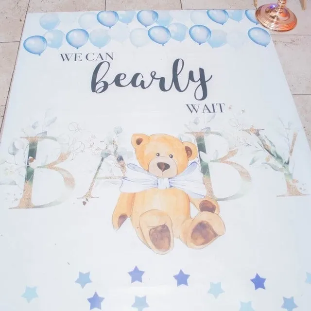 Oh Baby Floor Decal sticker, Removable sticker, Baby Shower Decal, Floor Sticker, Birthday backdrop, Oh Baby step and Repeat, Sticker