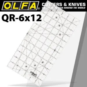 OLFA® Imperial Quilt Ruler: 6"x12"