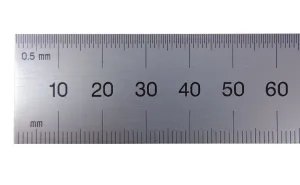 Precision Metric Rigid Rulers (0.5mm & 1mm Gradations) - 150mm to 1000mm Lengths - PEC Blem