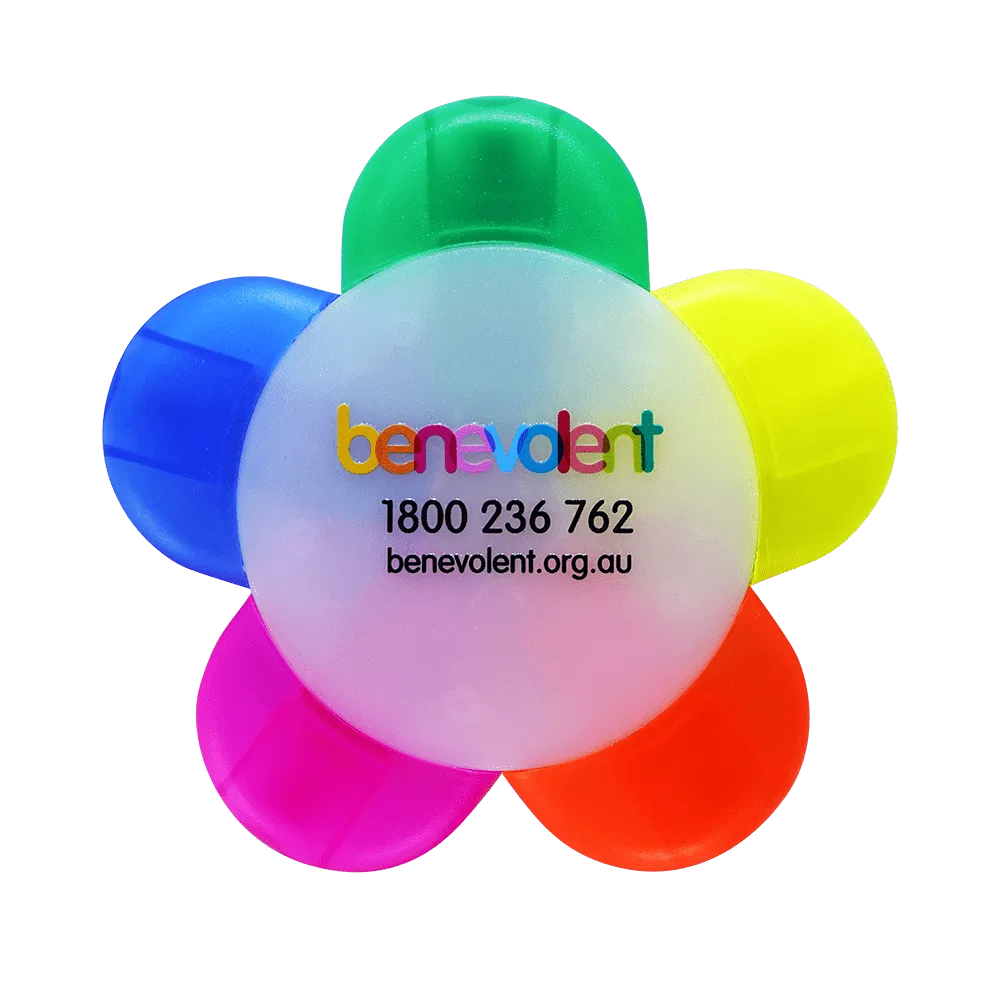 Personalised 5-Colour Highlighter (Print your own design)