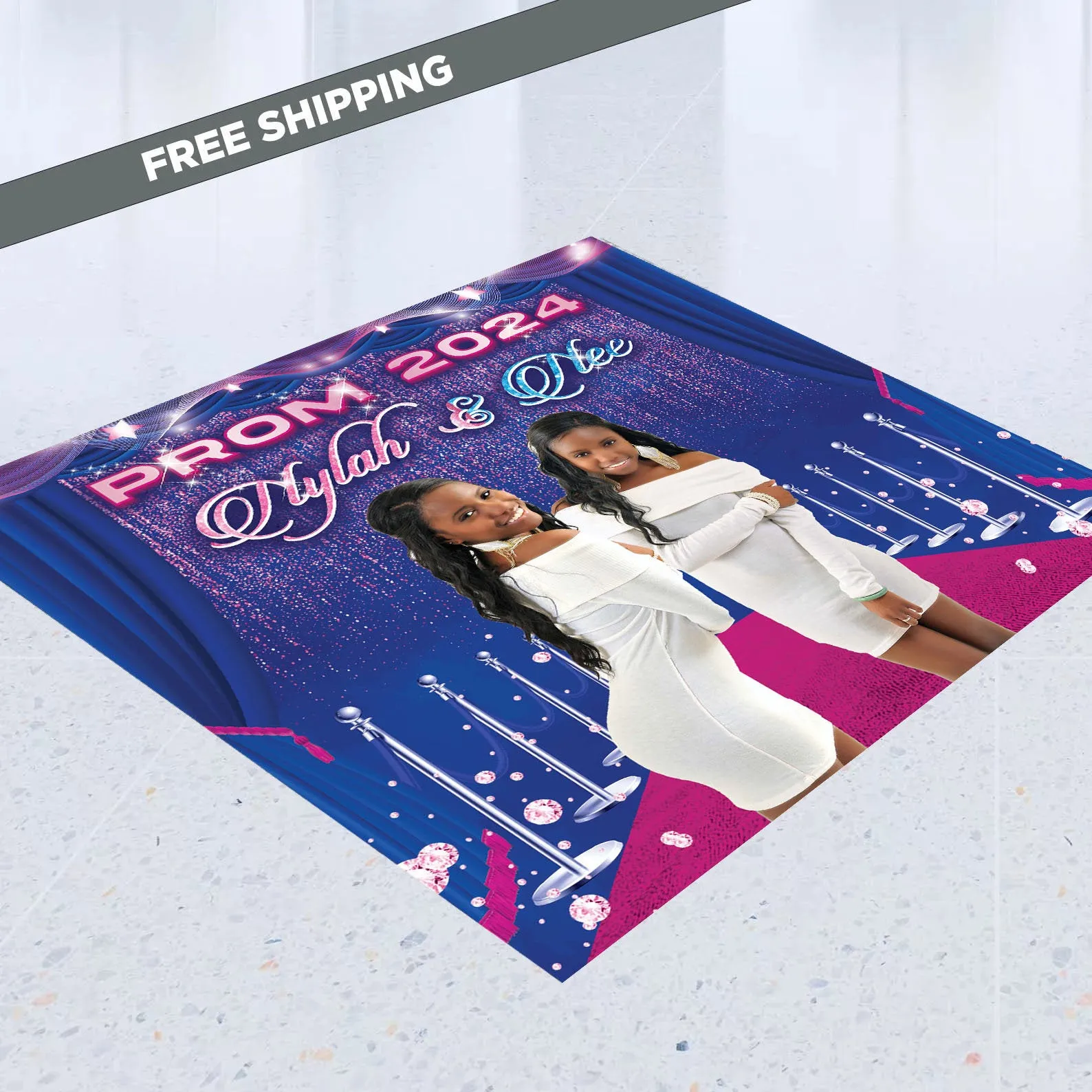 Prom send off sticker, Floor Decal sticker, Prom Removable sticker, Removable sticker, Floor Sticker, Prom backdrop, prom decal