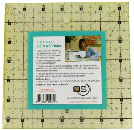 Quilters Select Non-Slip Rulers, Various sizes