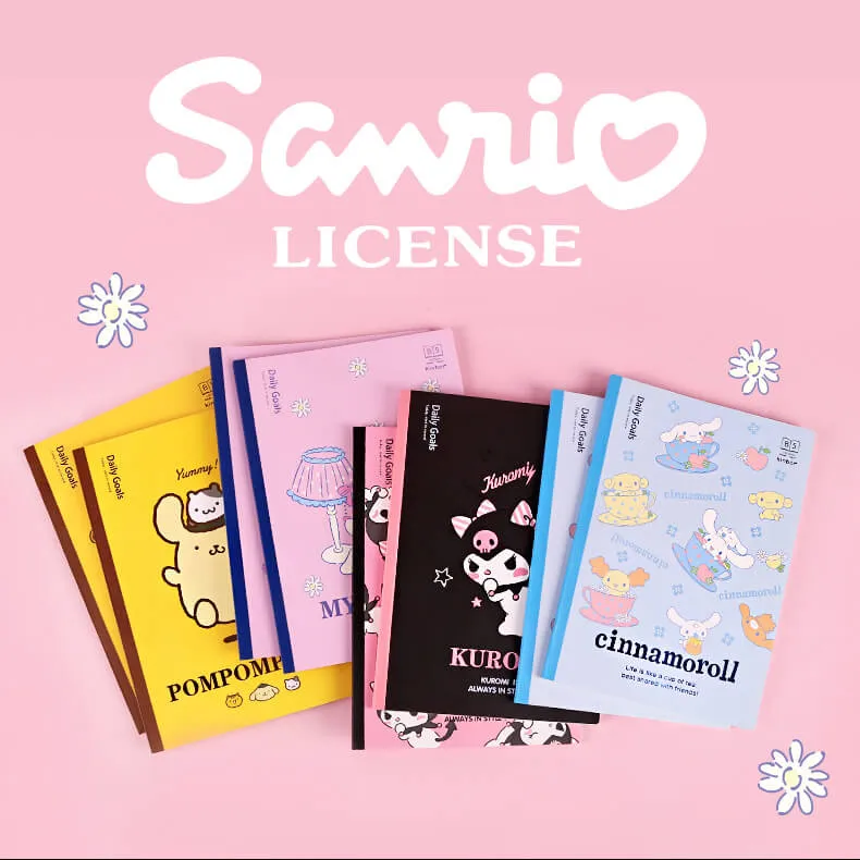 Sanrio Inspirational Quotes Ruled Notebook Set